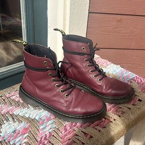 Burgundy Dr. Martens!